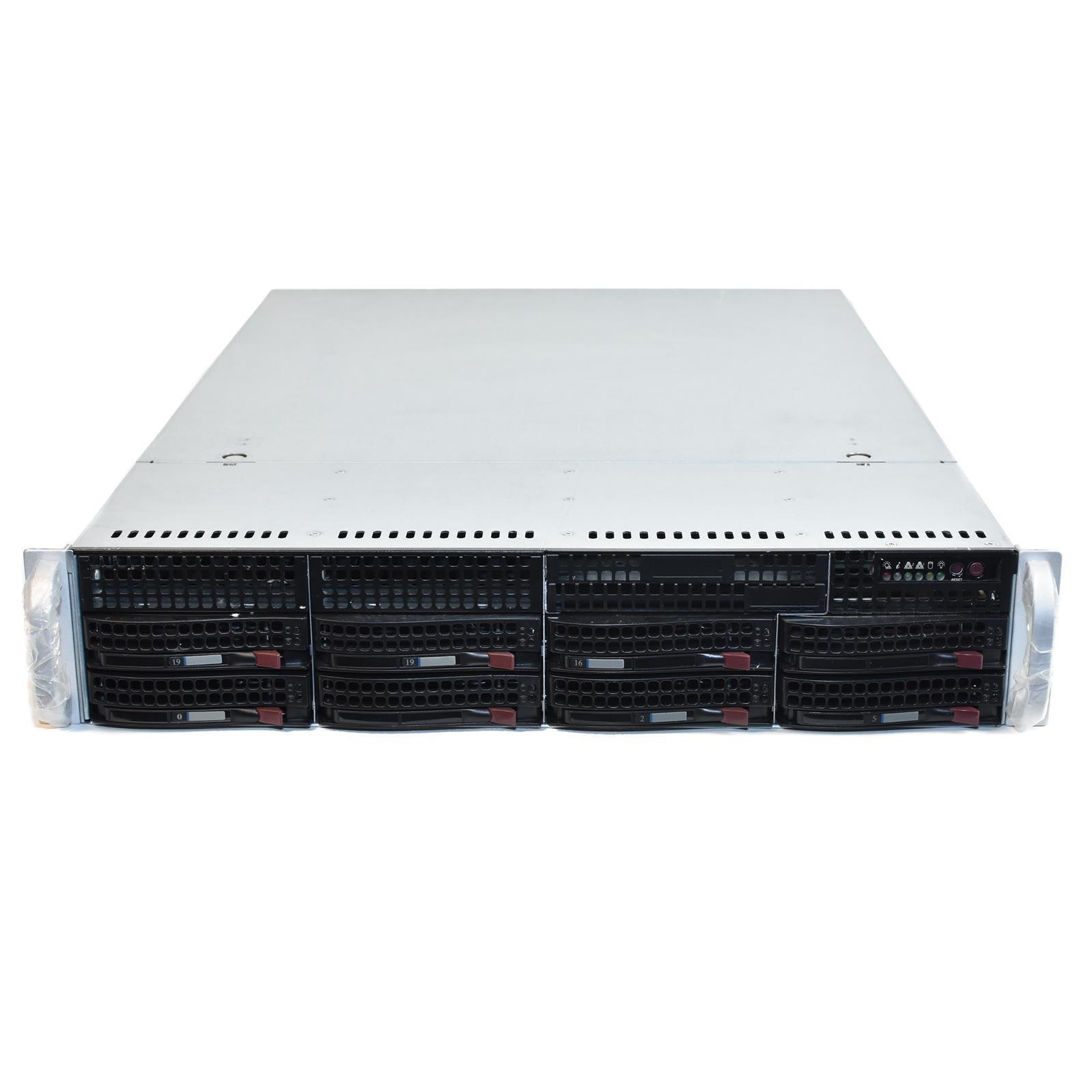 Supermicro CSE-825TQ-R740LPB 2U 10-Bay 3.5″ Rackmount Server Chassis 2x 740W PS