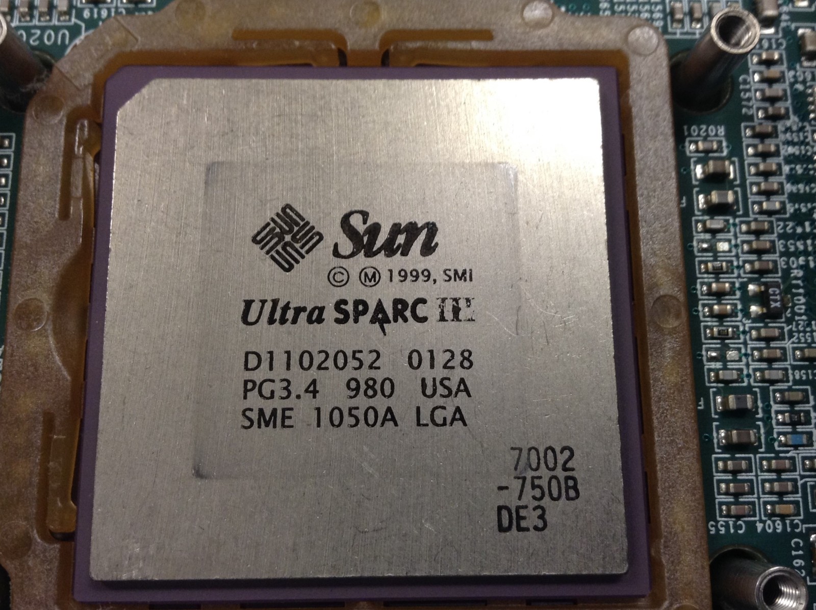 Sun Microsystems 5988-04 REV 53 CPU Module w/ UltraSPARC III 750MHz SME1050AWORK