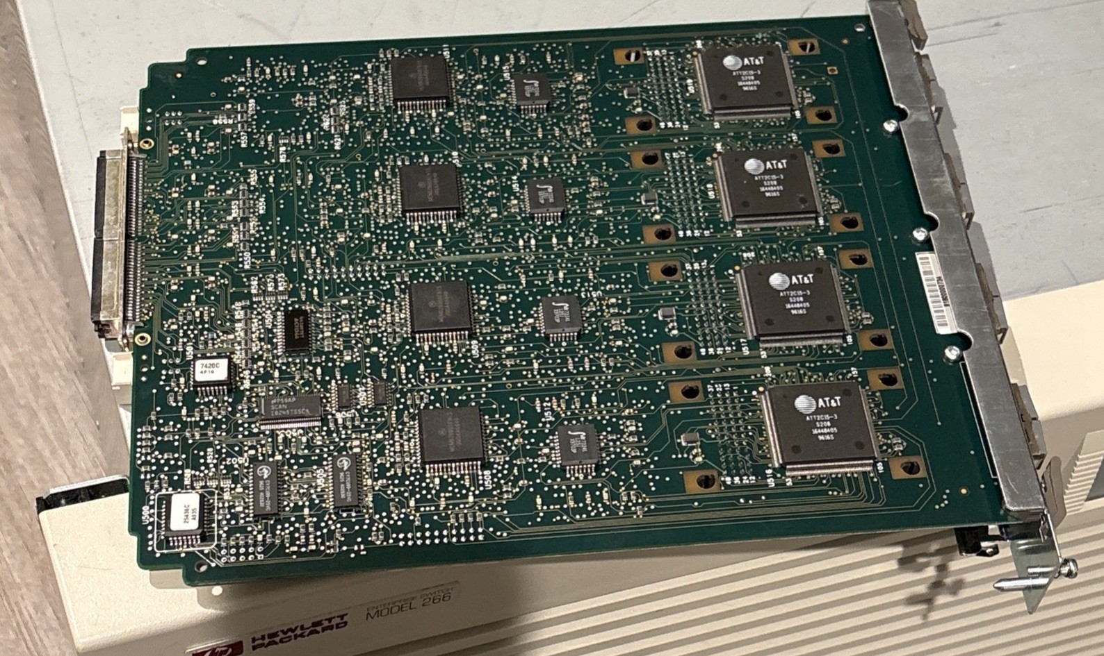 HP 9000 Enterprise Switch Model 266 Workstation, 3 Boards, i960, Vintage AT&T