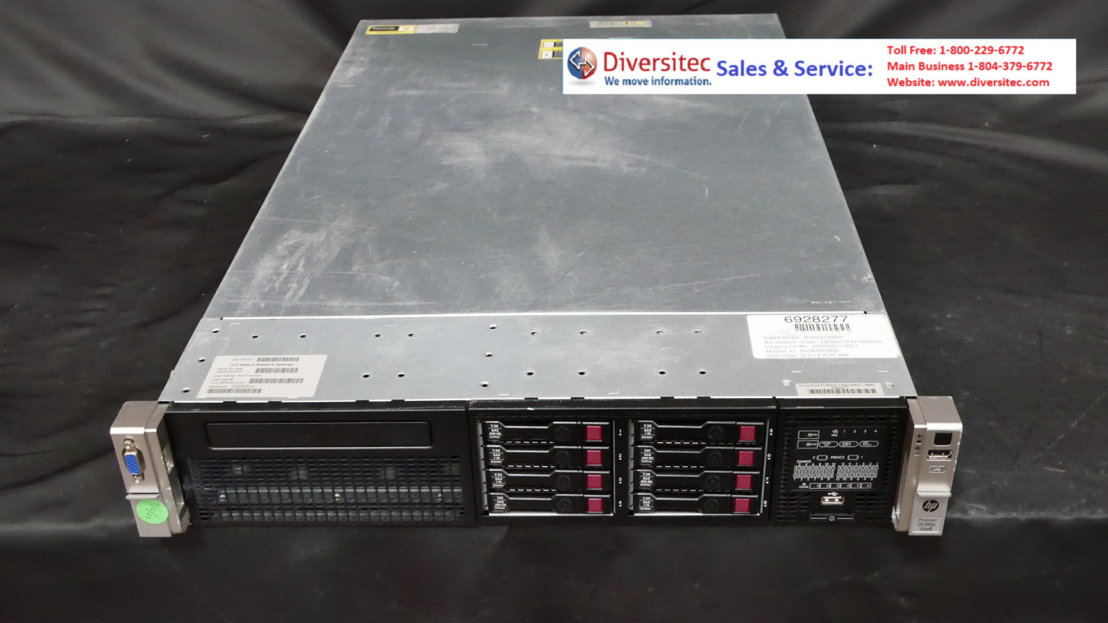 HP ProLiant DL385P Gen 8 (653203-B21)
