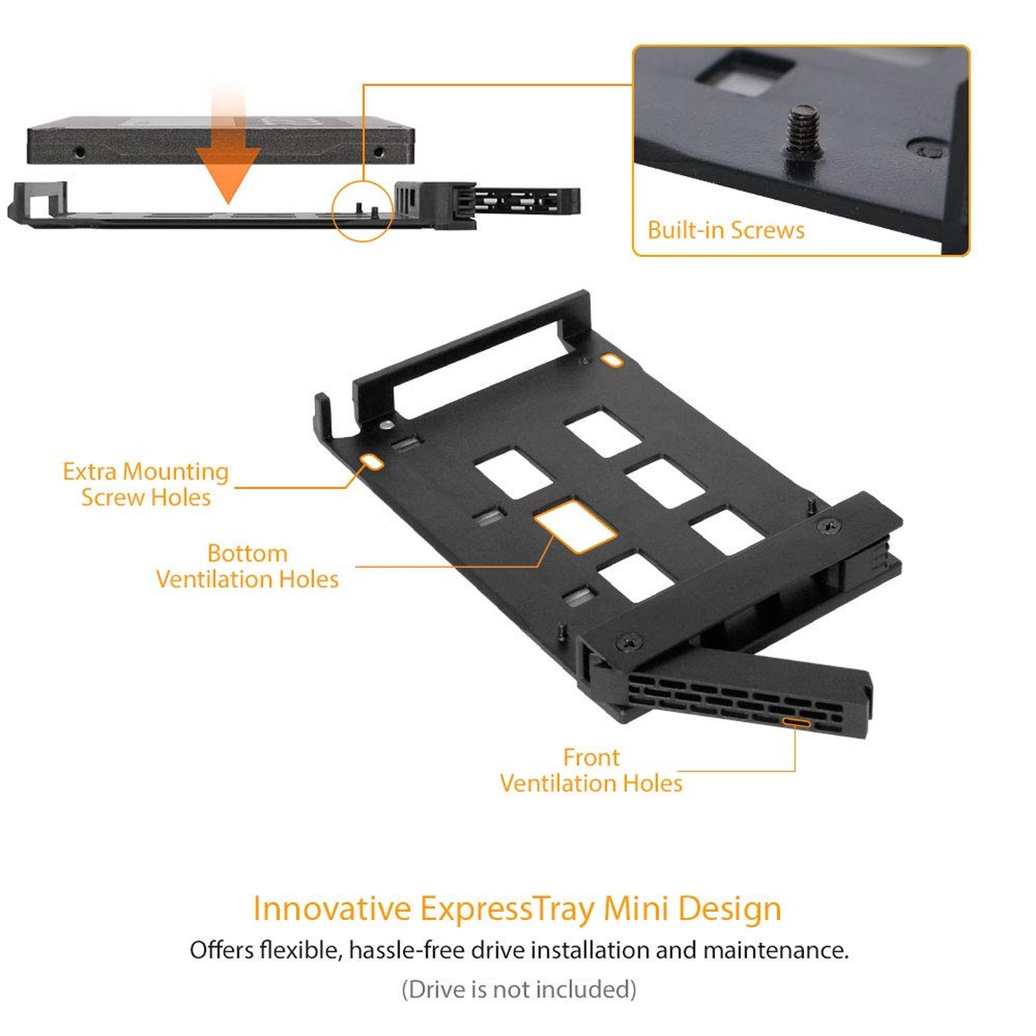 ICY DOCK 2 Bay 2.5 SAS/SATA HDD/SSD Mobile Rack + 3.5″ Slot for External 5.25…