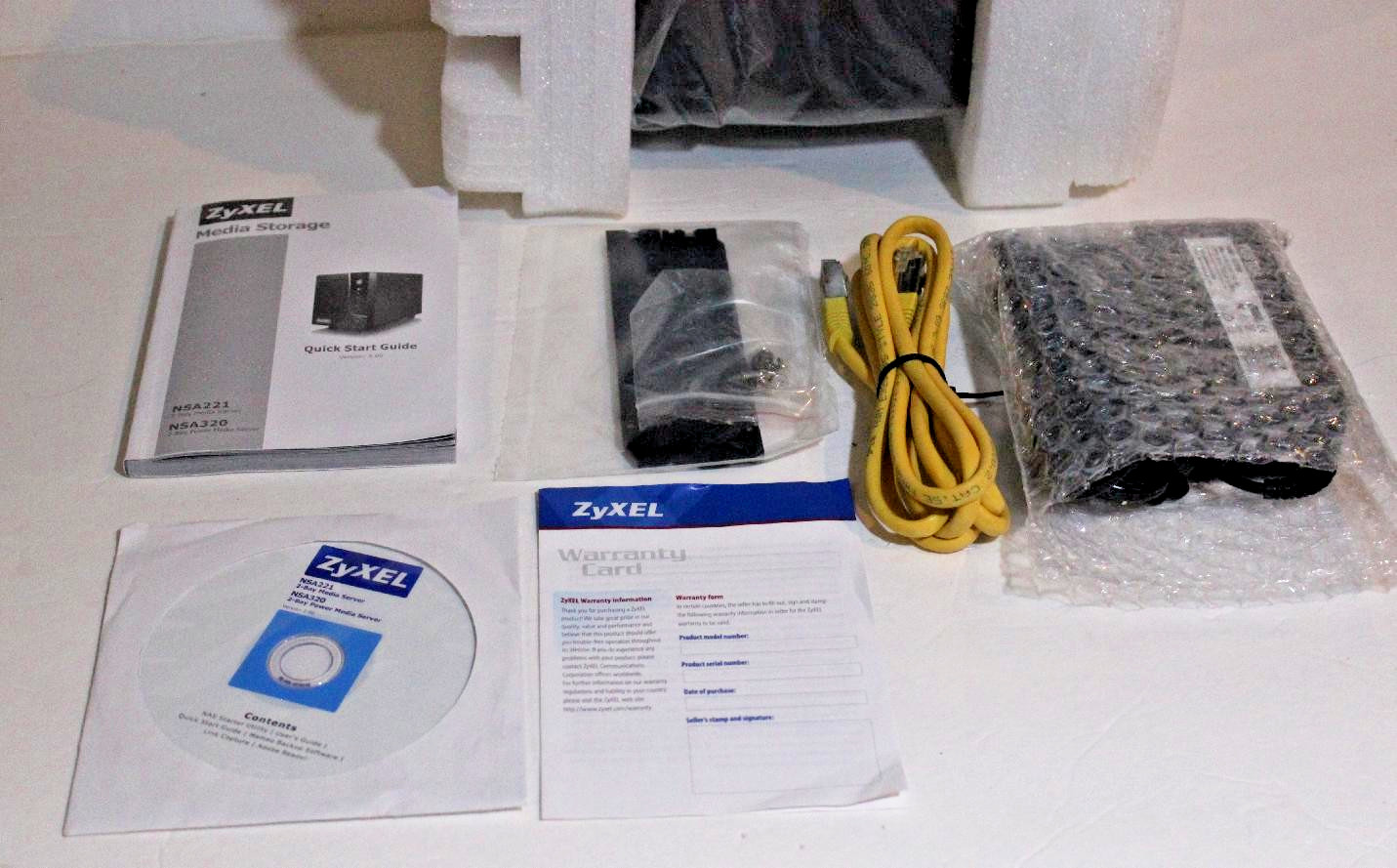 ZyXEL 2-Bay Power Media Server NSA221 NOS (READ DESCRIPTION)