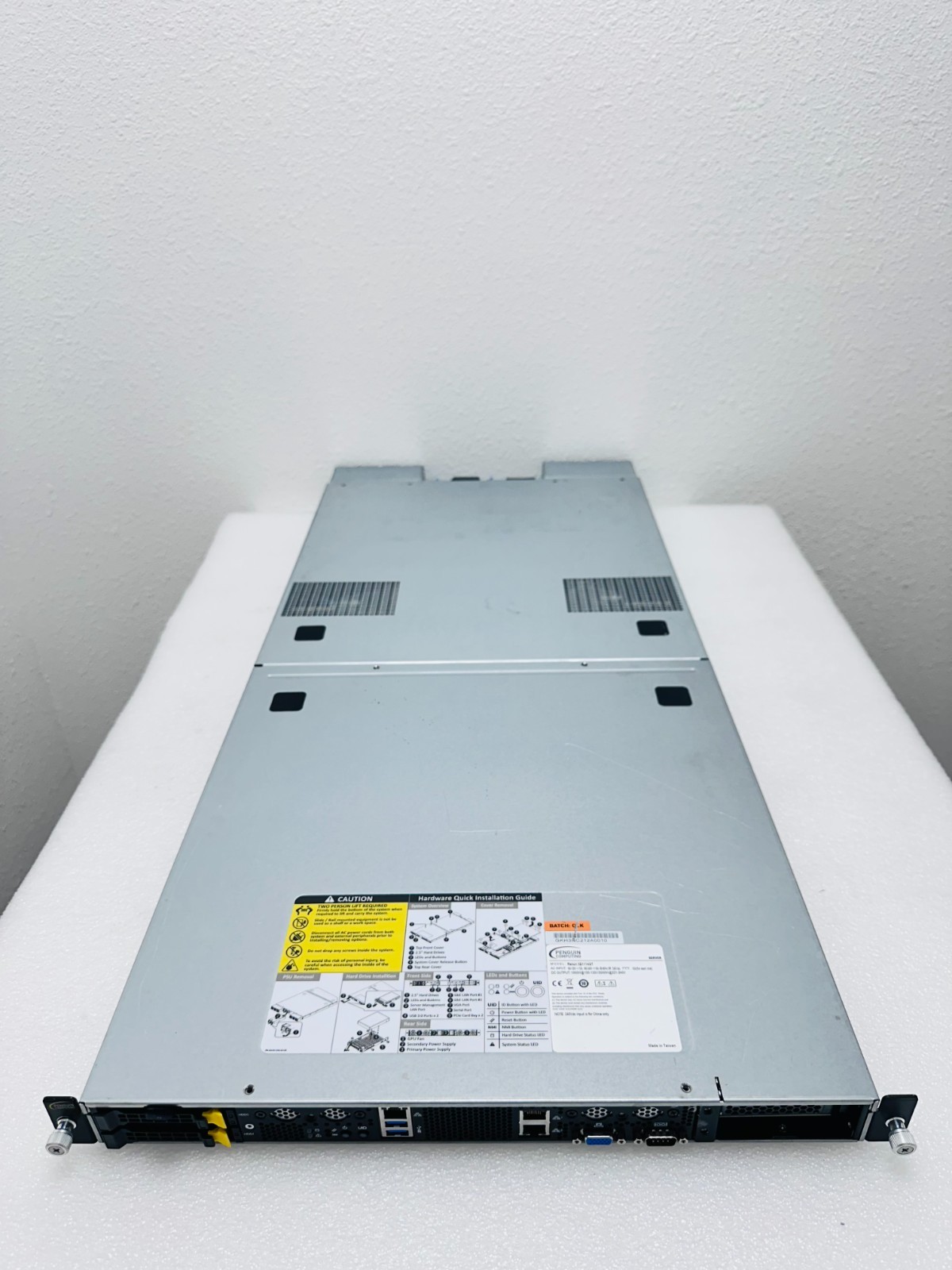 RELION XE1114GT 1U 4 GPU BAREBONES NO RAM, CPU OR HDDs 2x 2000w PSU FREE SHIP 🚚