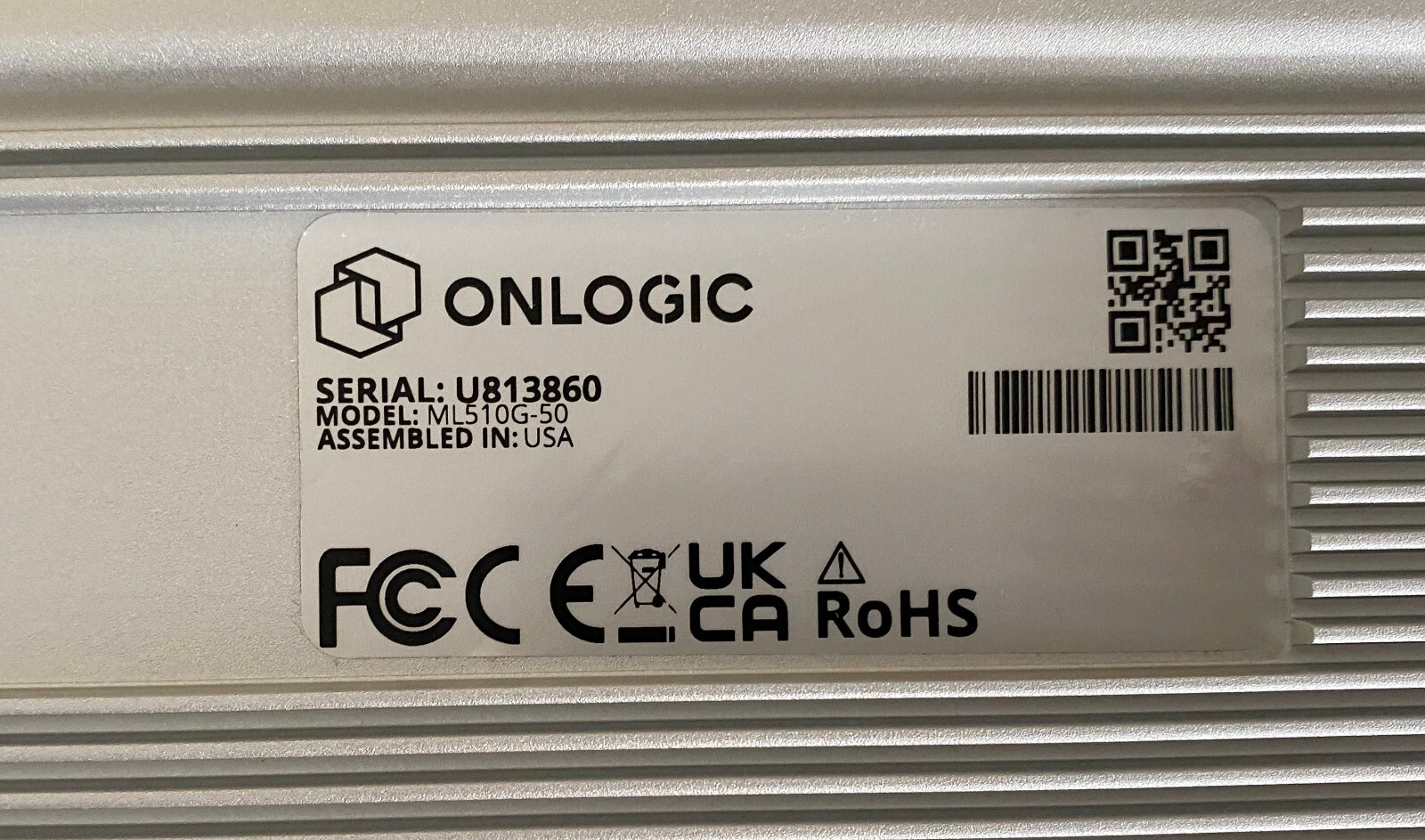 ONLOGIC ML510G-50 1U MINI Server Intel 3.1 GHz 4-Core ,64GB SSD , 8GB Ram
