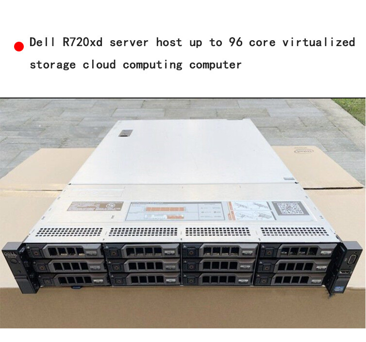 Dell PowerEdge R720xd Server + 2x 2.1G E5-2620V2 12 Core +16G ECC + H310 RAID1,0