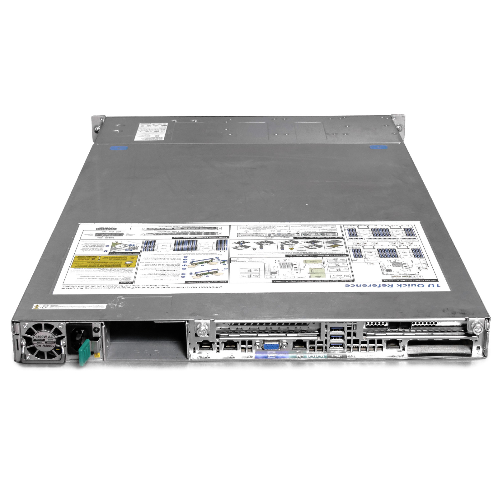 Intel 1U Rack Server 2x Xeon Gold 5120 2.2GHz – 256GB DDR4 ECC – R1208WFTZSR
