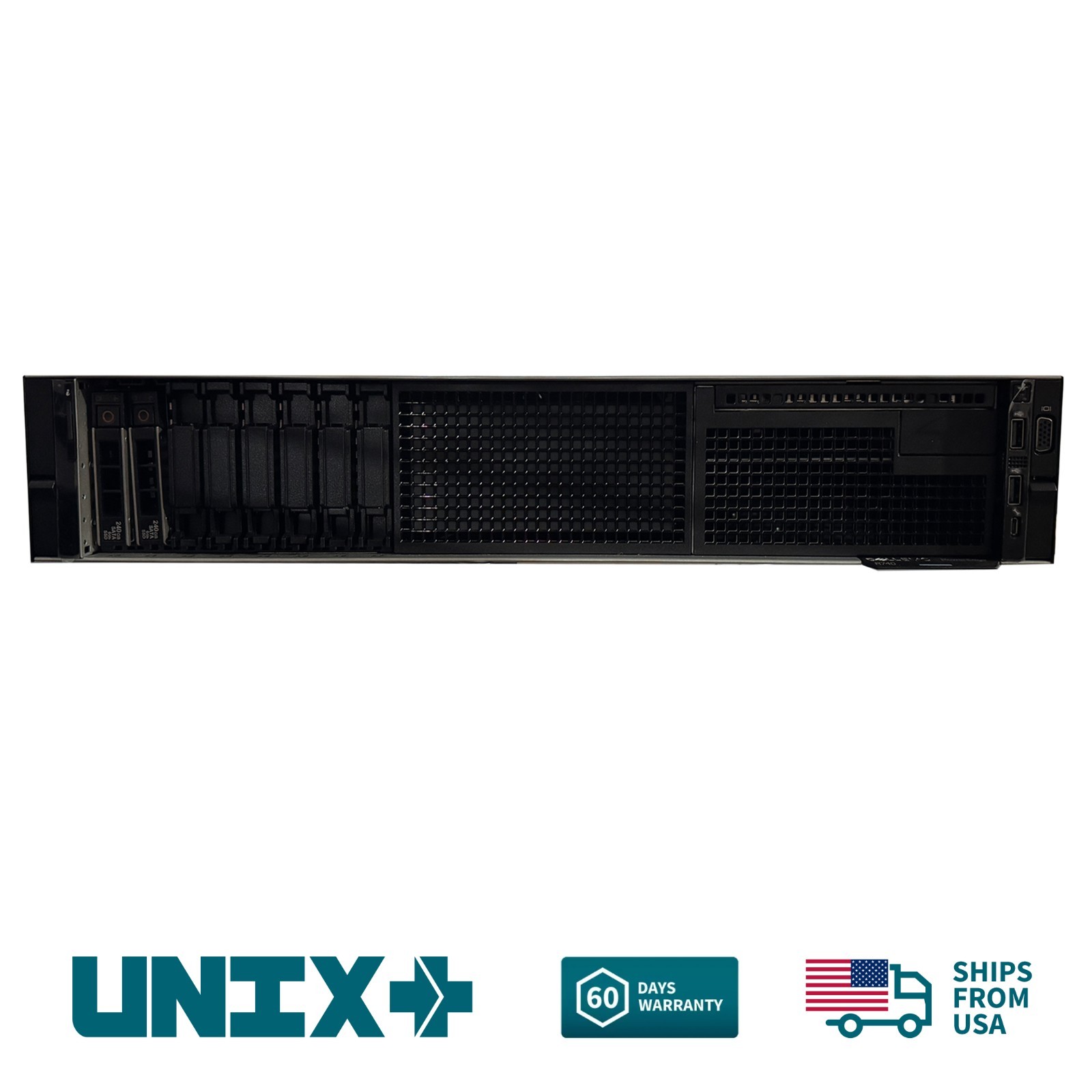 Dell R740 Server 8 Bay H740p UXP CTO 2x Xeon Gold 6258 128GB RAM 1x 240GB SSD