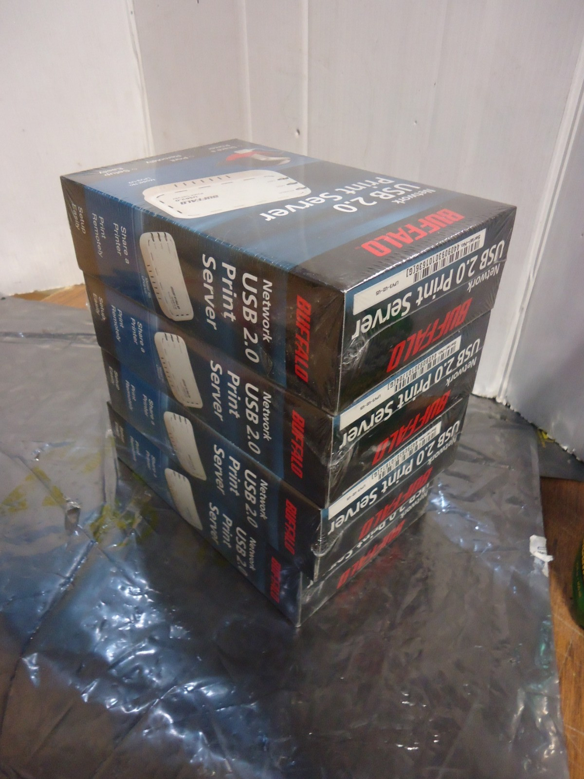 Lot of 4 Buffalo LPV3-U2 Network USB 2.0 Print Servers