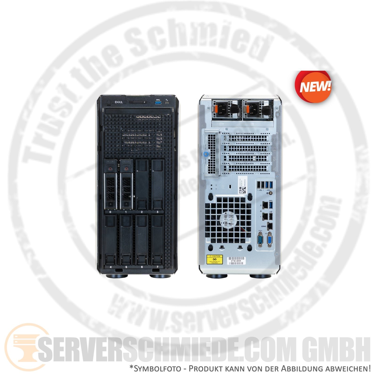 Dell PowerEdge T360 8x 3.5″ LFF Intel XEON E-2400 DDR5 RAID Tower Server +NEW+