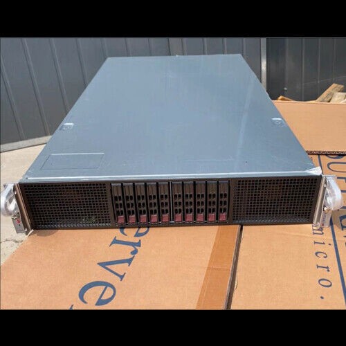 Supermicro SYS-2029GP-TR 6XGPU Server/2x Intel 6148 CPU/8X DDR4 32GB 2400MHz RAM
