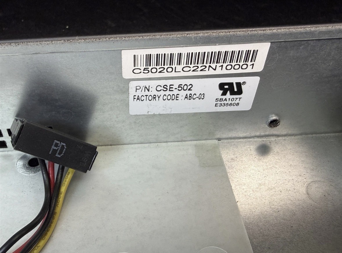 Supermicro CSE-502 X9SCM-F Server E3-1220 | 8GB | IPMI | 500gb HDD | 10gb NIC