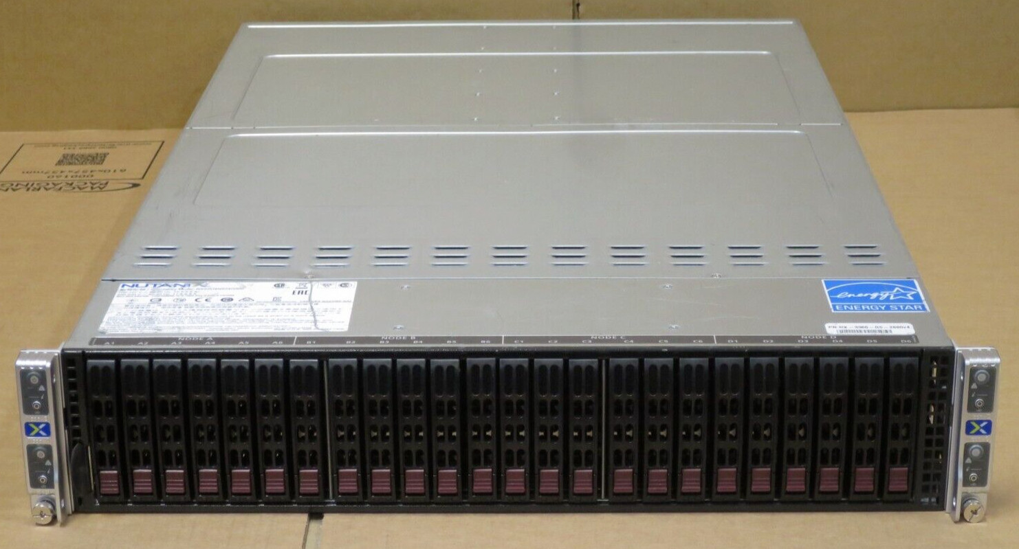 Supermicro SuperServer CSE-217 4x X10DRT-P 8x 14-Core E5-2680V4 2.4GHz 2U Server
