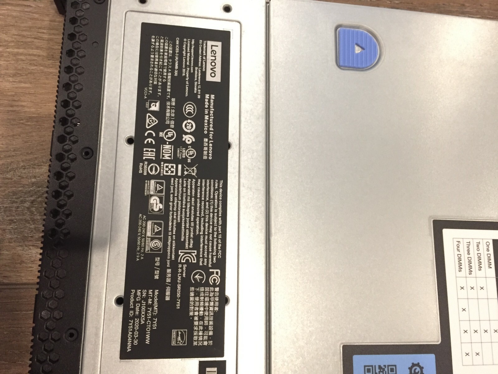 Lenovo – 7Y51A04NNA – Lenovo ThinkSystem SR250 7Y51A04NNA 1U Rack Serv – $1,000