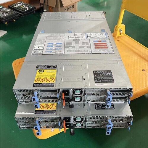 Dell PowerEdge C6400 24bay Server/4X C6525 Node/8X EPYC 7542 CPU 32C/16x32G RAM
