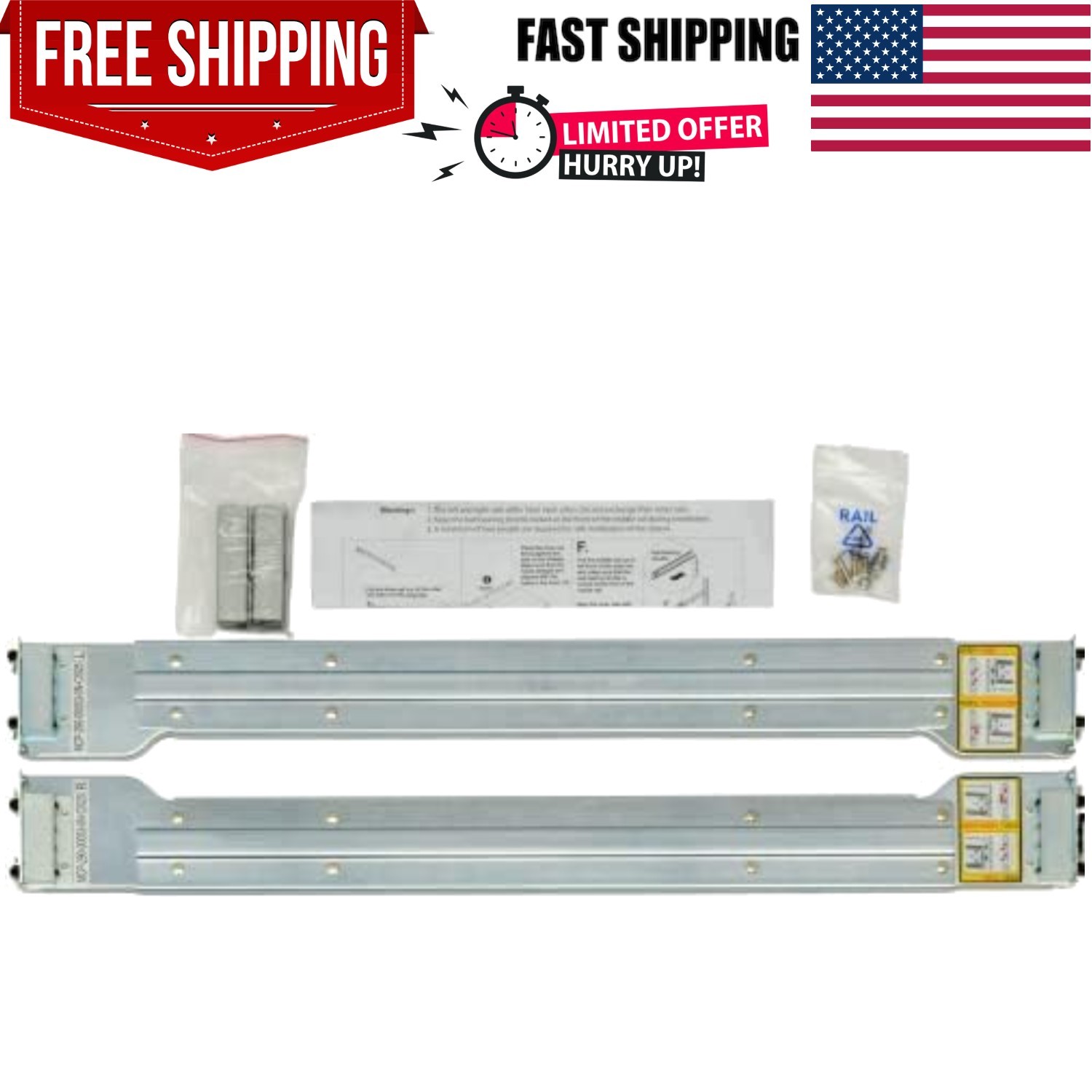 Long Rail Kit for TrueNAS Mini R – Rackmount ZFS Storage Server with 12 Drive…