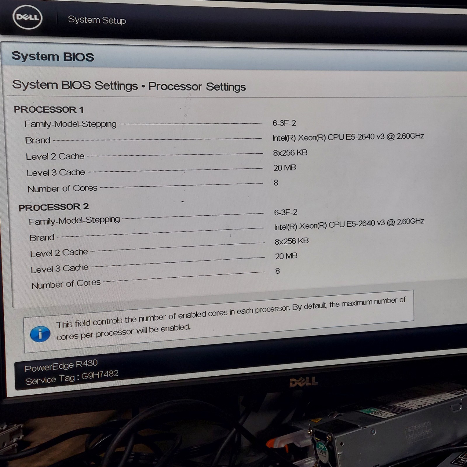 Dell PowerEdge R430 Server 2x Xeon E5-2640 v3 2.60 GHz 32GB RAM PERC H330