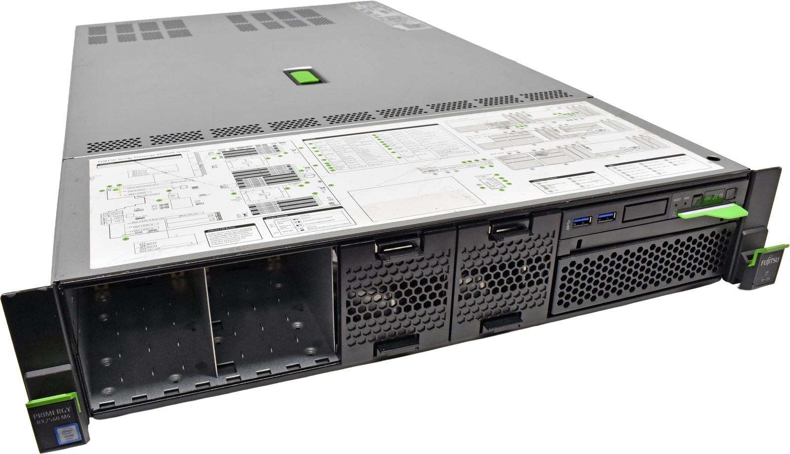 Fujitsu Primergy RX2540 M4 GPU GFX Server no CPU & RAM no HDD 8x 2.5 SFF EP420i