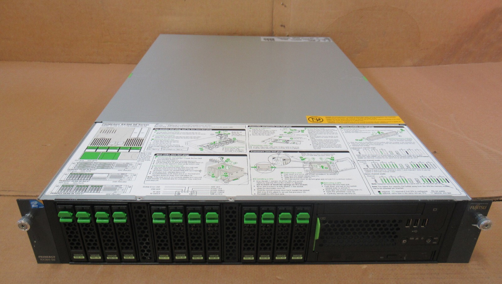 Fujitsu Primergy RX300 S6 2x Six Core X5650 2.67GHz 96GB Ram 3.6TB 2U Bay Server