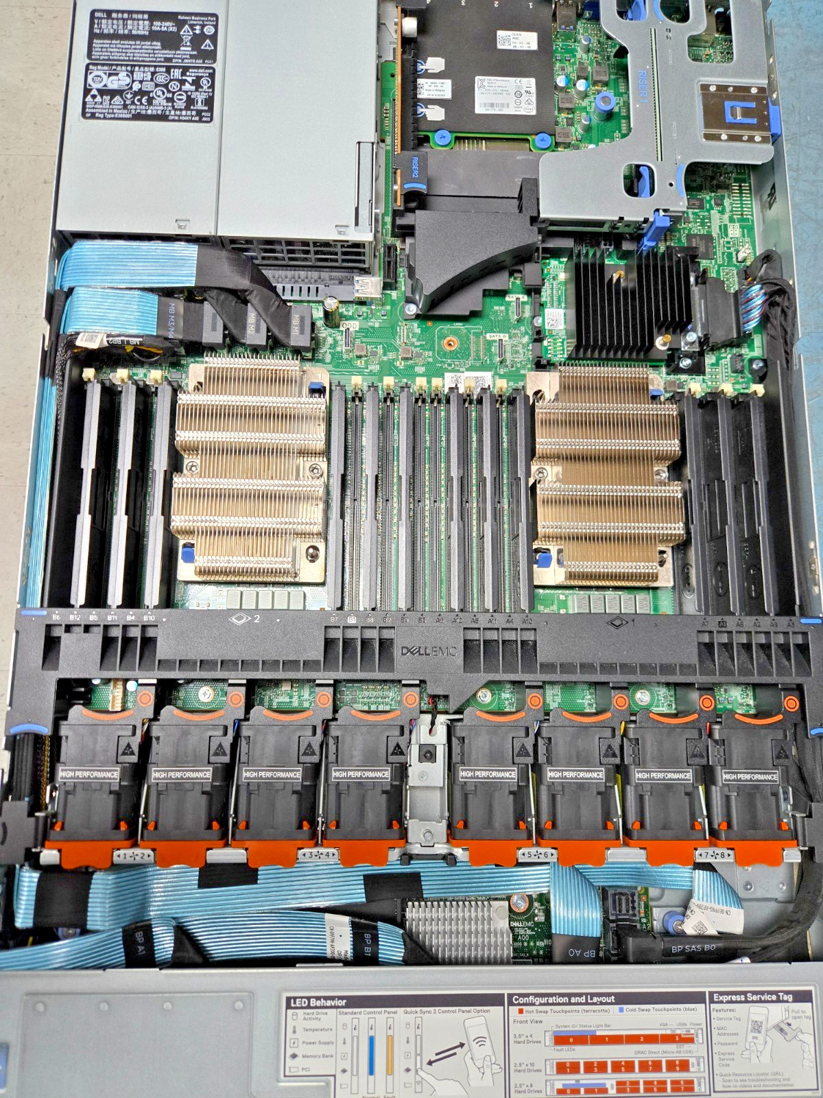 Dell R640 10 bay,8-Nvme slots,2-h/s, 2.0 TPM, HP Fans,Idrac9Ent,H330,2x1100w