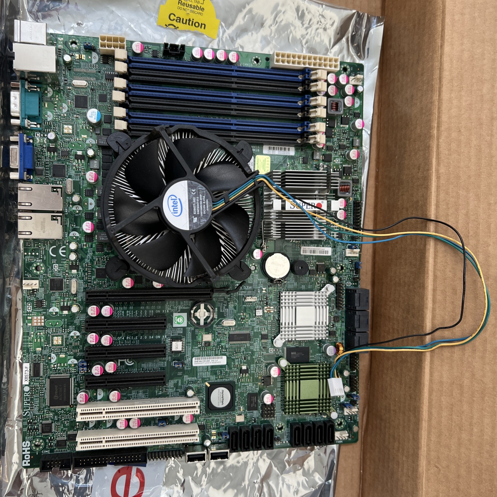 Supermicro X8ST3-F Motherboard With Intel Core I7-930