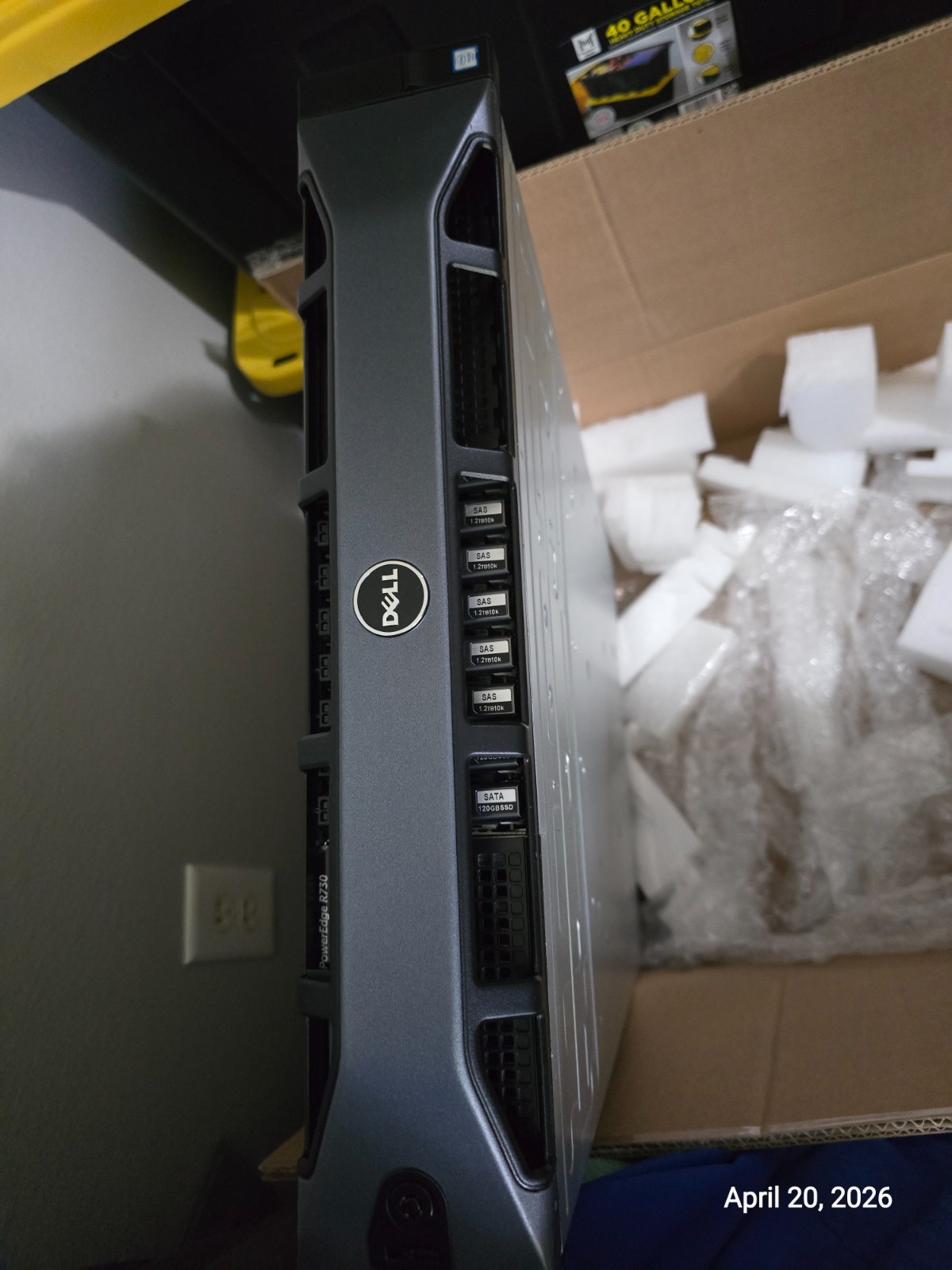 Dell PowerEdge R730 2U Rack Server – 8-Bay SFF with 7× 120GB SAS Drives
