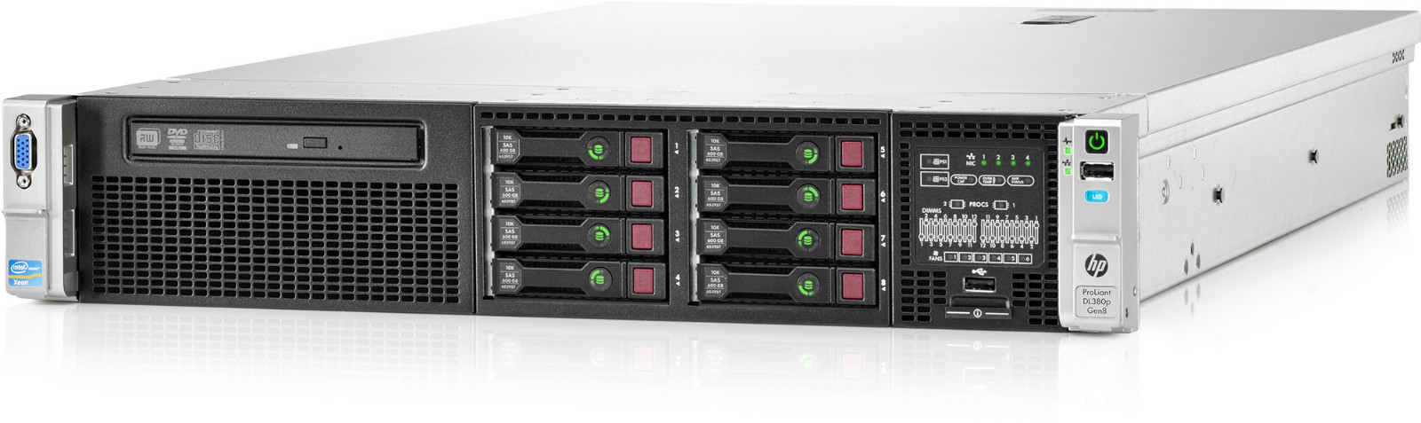 HP Proliant DL380p Gen8 2 x Xeon EIGHT-Core E5-2650 2.0GHz 192GB Rack Server G8