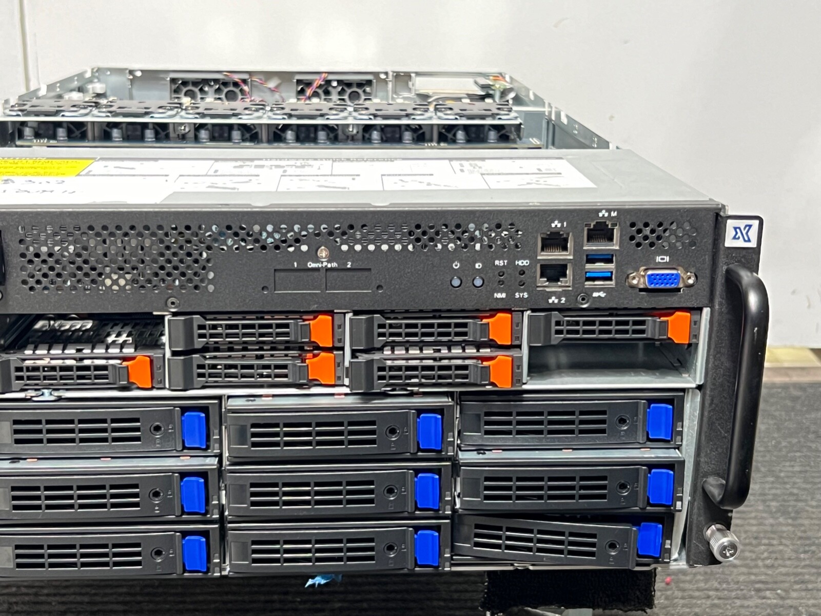 GIGABYTE G481-HA0 Barebone Disk Array / Server No CPU/RAM/HDD w 2x Heatsync
