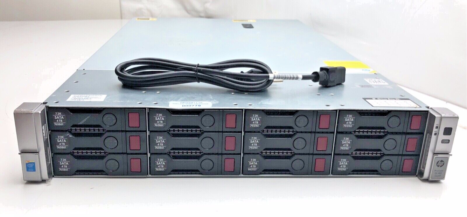 HP ProLiant DL380 G9 Server /2x Xeon E5-2620V3 2.40GHZ/32GB RAM/48TB W/PWR CORD