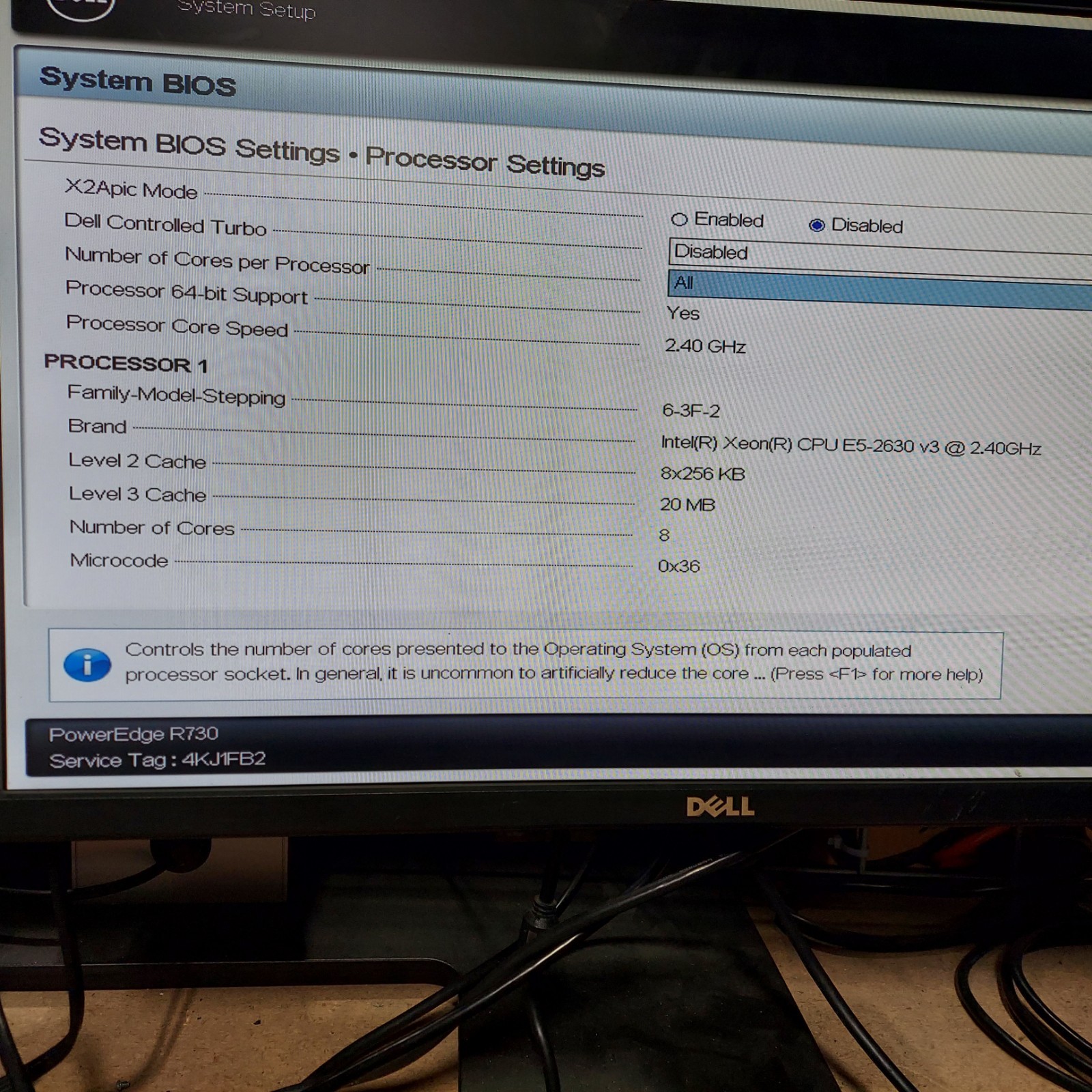 Dell PowerEdge R730 Server Xeon E5-2630 v3 2.40GHz 16GB RAM PERC H730