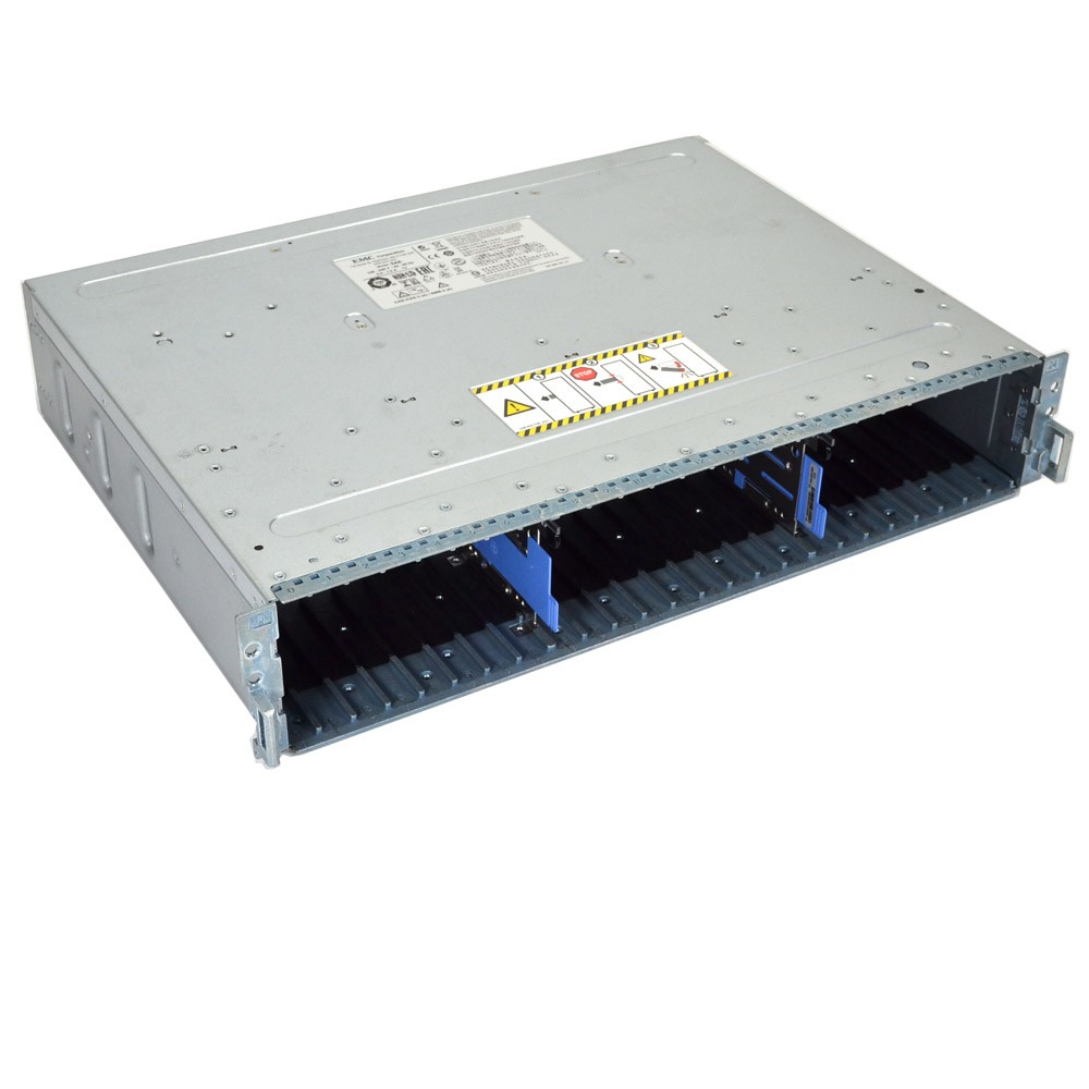 EMC SAE 25-Bay 2.5″ SAS Hard Drive Expansion 2x 303-104-000E Controllers No HDD
