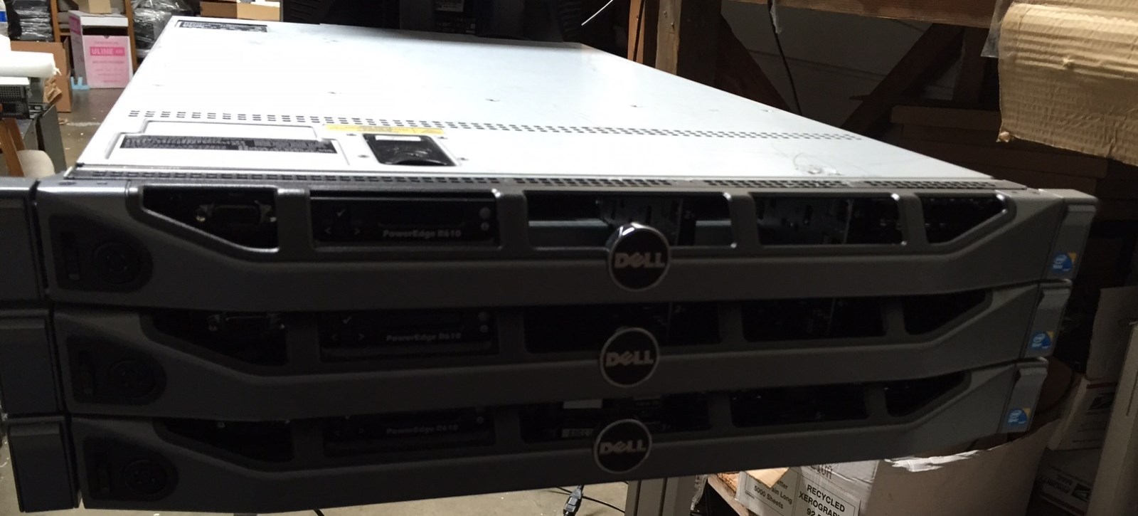 DELL POWEREDGE R610 2X QuadCORE X5550 2.66GHz 16GB RAM 2x72GB SAS PERC6i IDRAC6