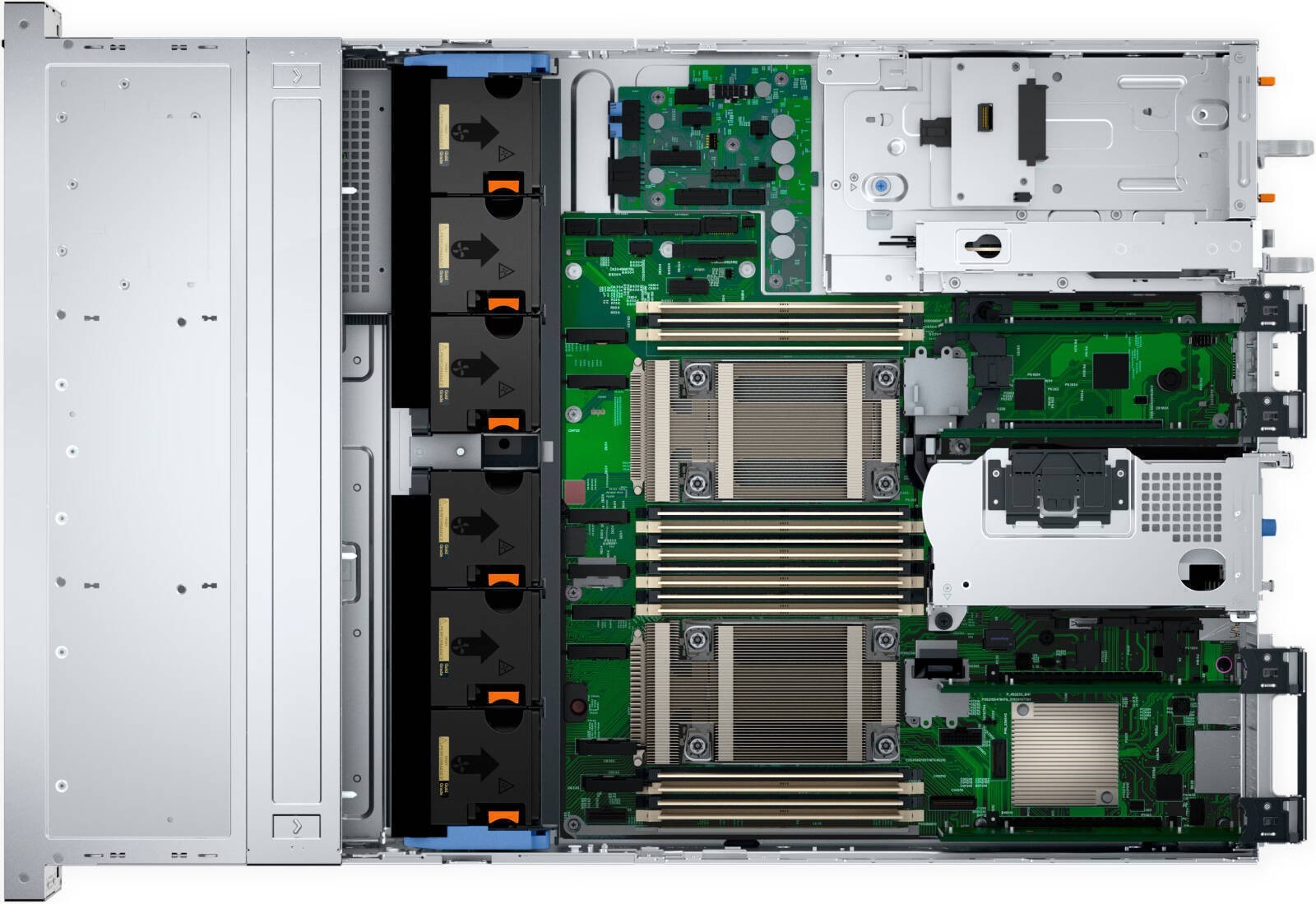 Dell Poweredge R760xs 8 x 3.5” (SAS SATA) 1x 4410Y 16gb 5600 2.4tb H755 iDRAC9