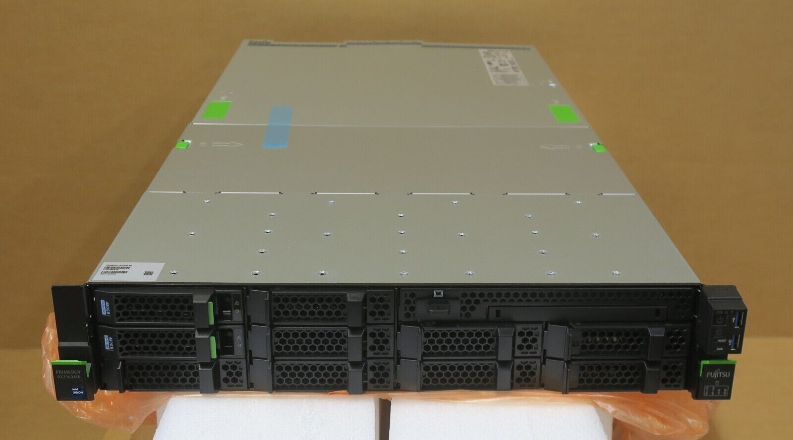 NEW Fujitsu Primergy RX2540 M6 2x 24C Gold 6342 256GB RAM 2x 480GB SSD 2U Server