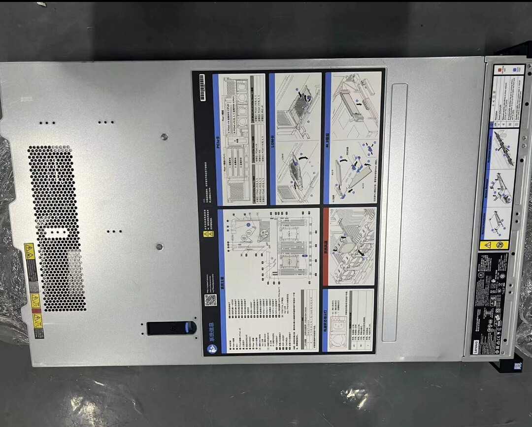 Lenovo SR590 2U Sever 8*3.5″BAYS/2X750W PSU/2X Gold 6138/64G RAM/1T HDD