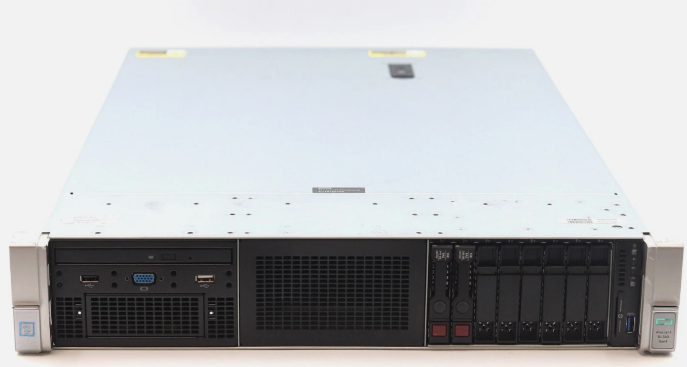 HP ProLiant DL380 G9 8xSFF CTO Server 2 x Heatsink H240AR 2 x 800W PSU Tested