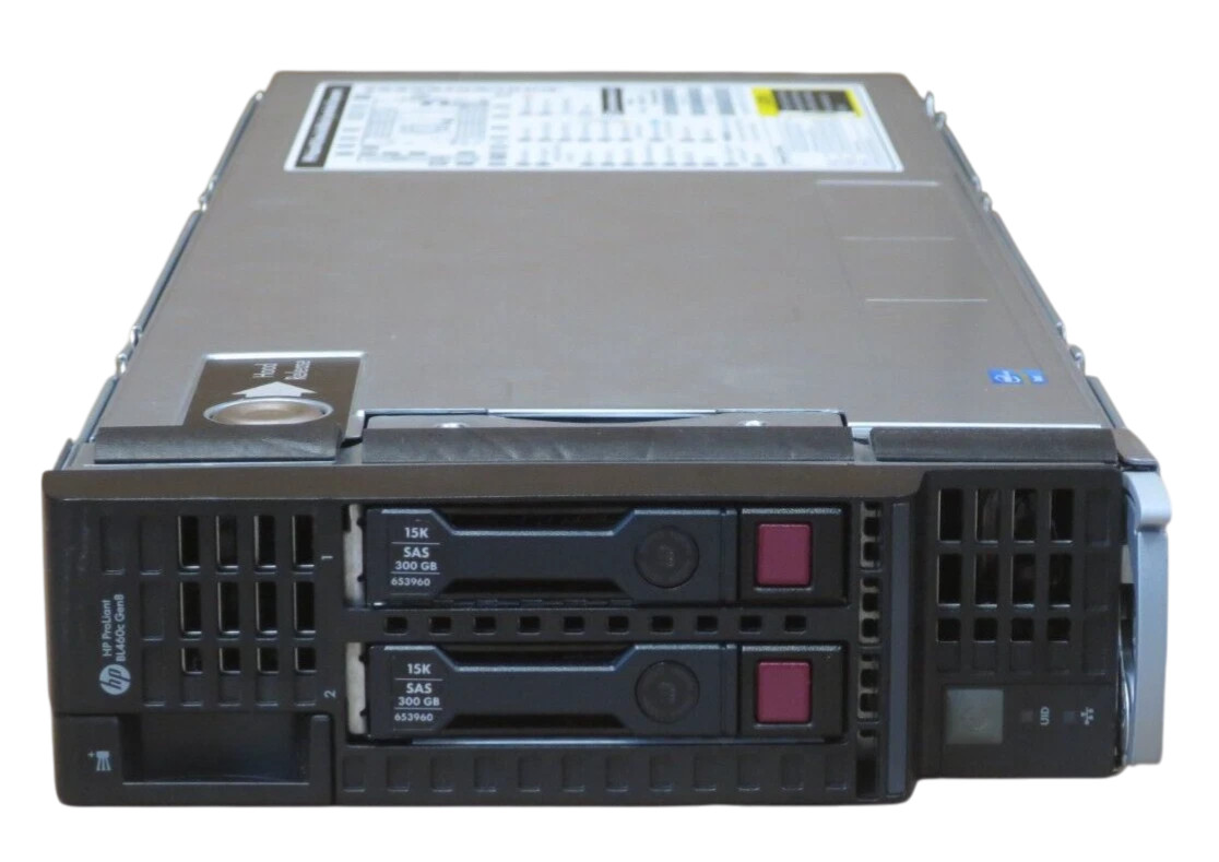 HP Blade System BL C7000 G3 Blade Chassis 3x BL460C Gen8 6x E5-2650v2 384GB RAM