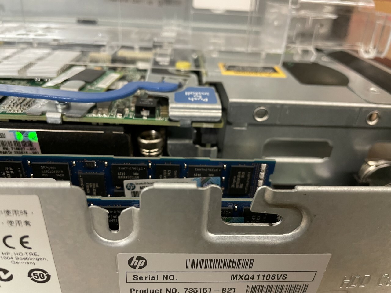 735151-B21 BL460C GEN8 10GB/20GB FLEXICOM 2 X E5-2637V2 no memory