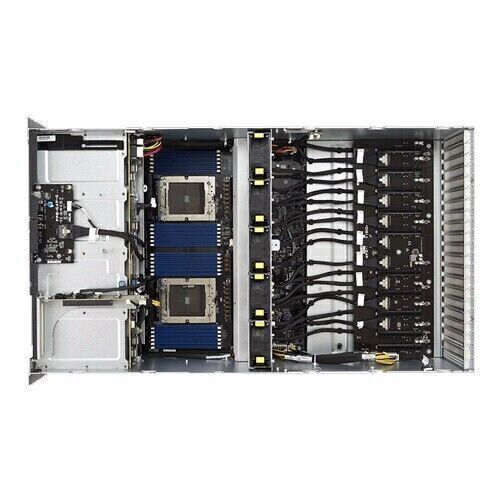 ASUS ESC8000A-E12 4U 8 GPU Server For NVIDIA A100 H100 80GB , AMD EPYC 9004 CPU