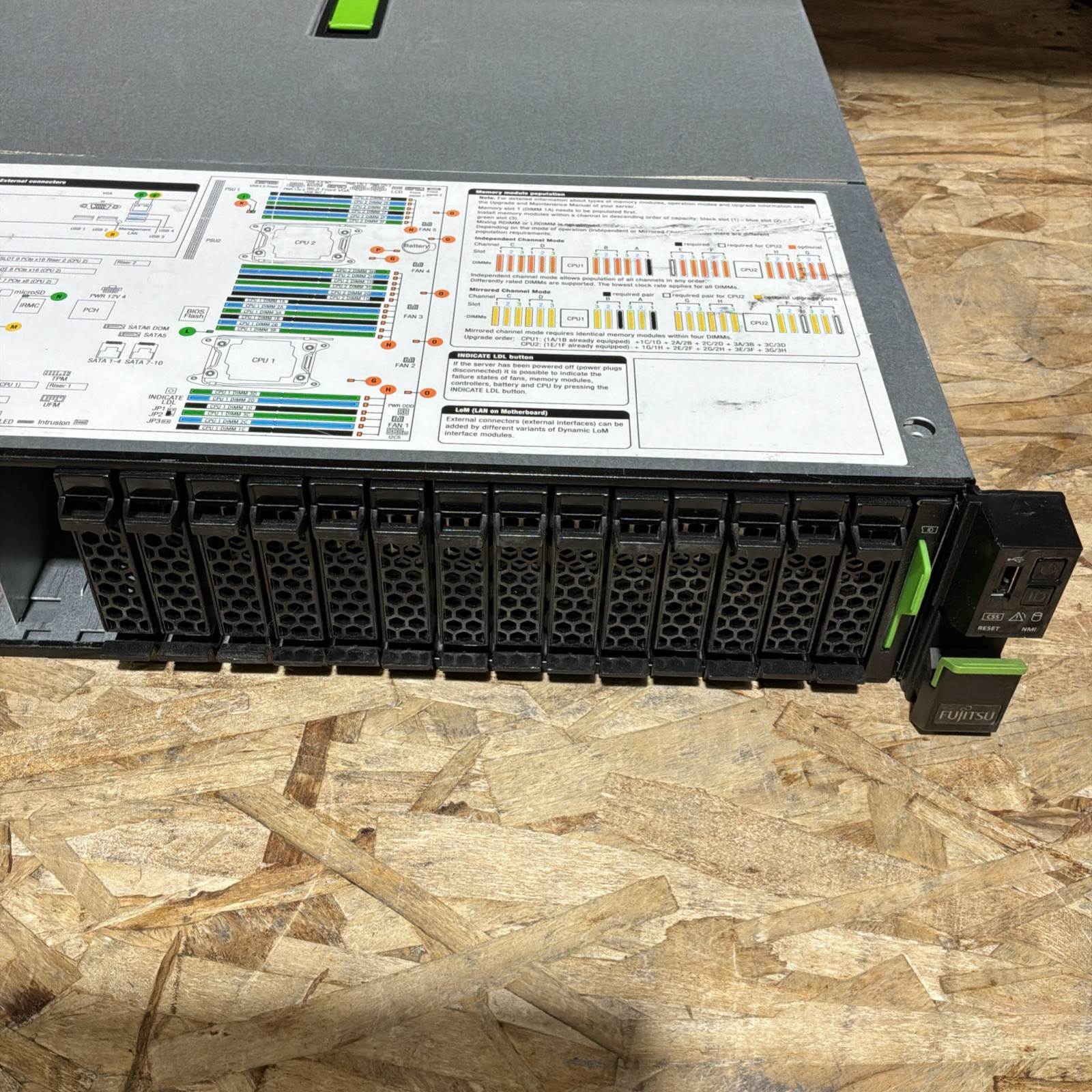Fujitsu Primergy RX2540 M2 Xeon E5-2620 V4 2.10GHz 2x 240gb Server 96GB Ram C308