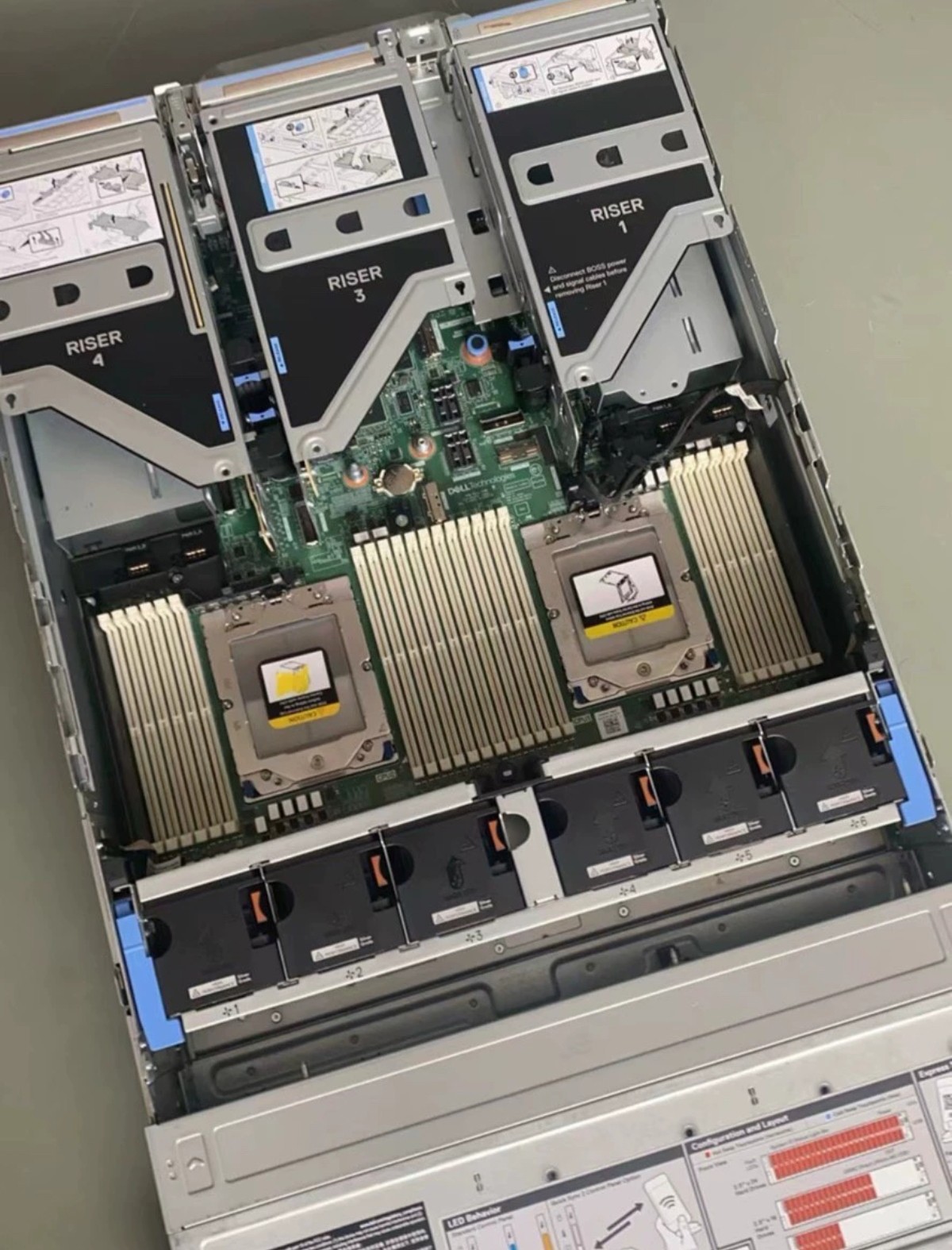 DELL R7625 Server 24X2.5″(SAS/SATA) H745 2X800W/2X EPYC 9354 CPU/512G RAM