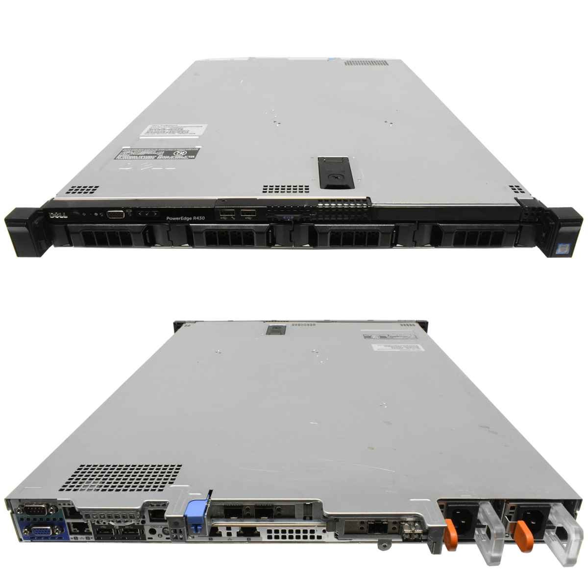 Dell PowerEdge R430 Server No CPU RAM DDR4 RAM 2x Cooler 4x LFF 3.5″ PERC H330