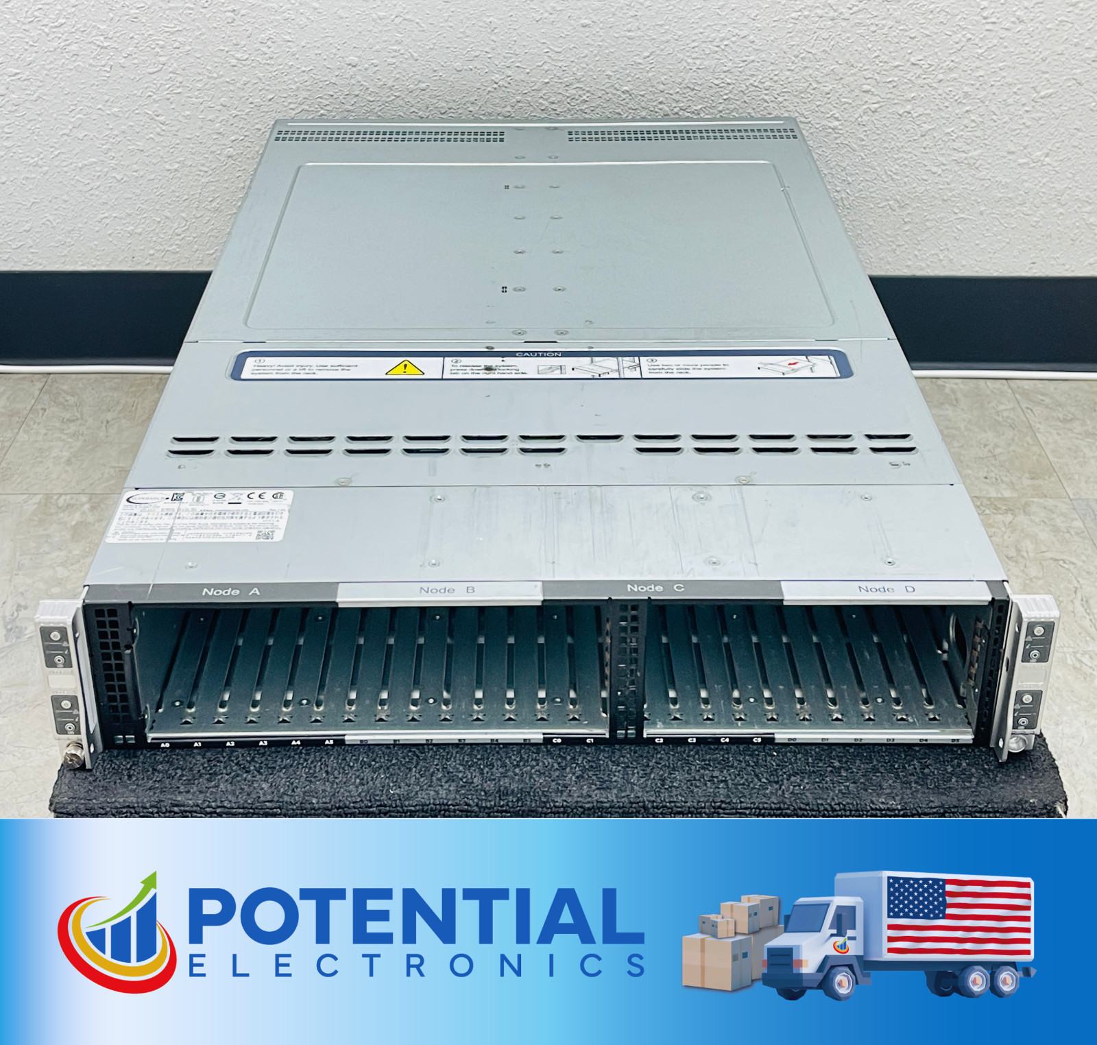 SuperMicro 2029BT-HNR 24Bay, 4x X11DPT-B SuperServer W/4x KXG60ZNV512G 512GB M.2