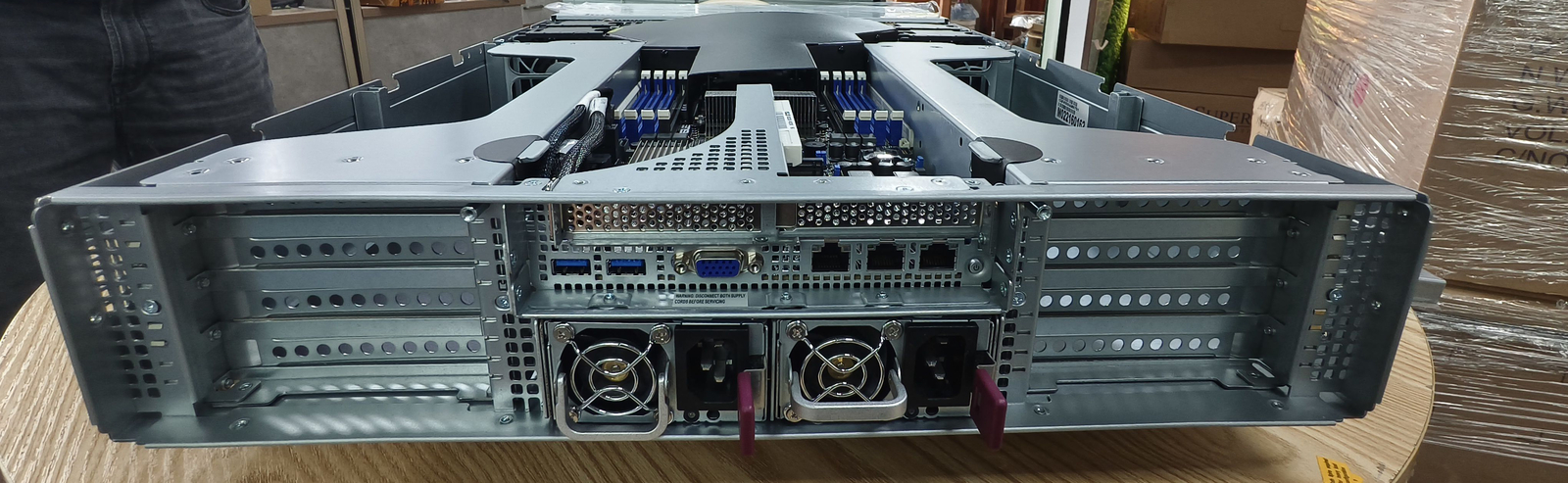 ASUS ESC4000 G4 Server 8X3.5″/2X Gold 6152 CPU /8X DDR4 32G 2933MHz