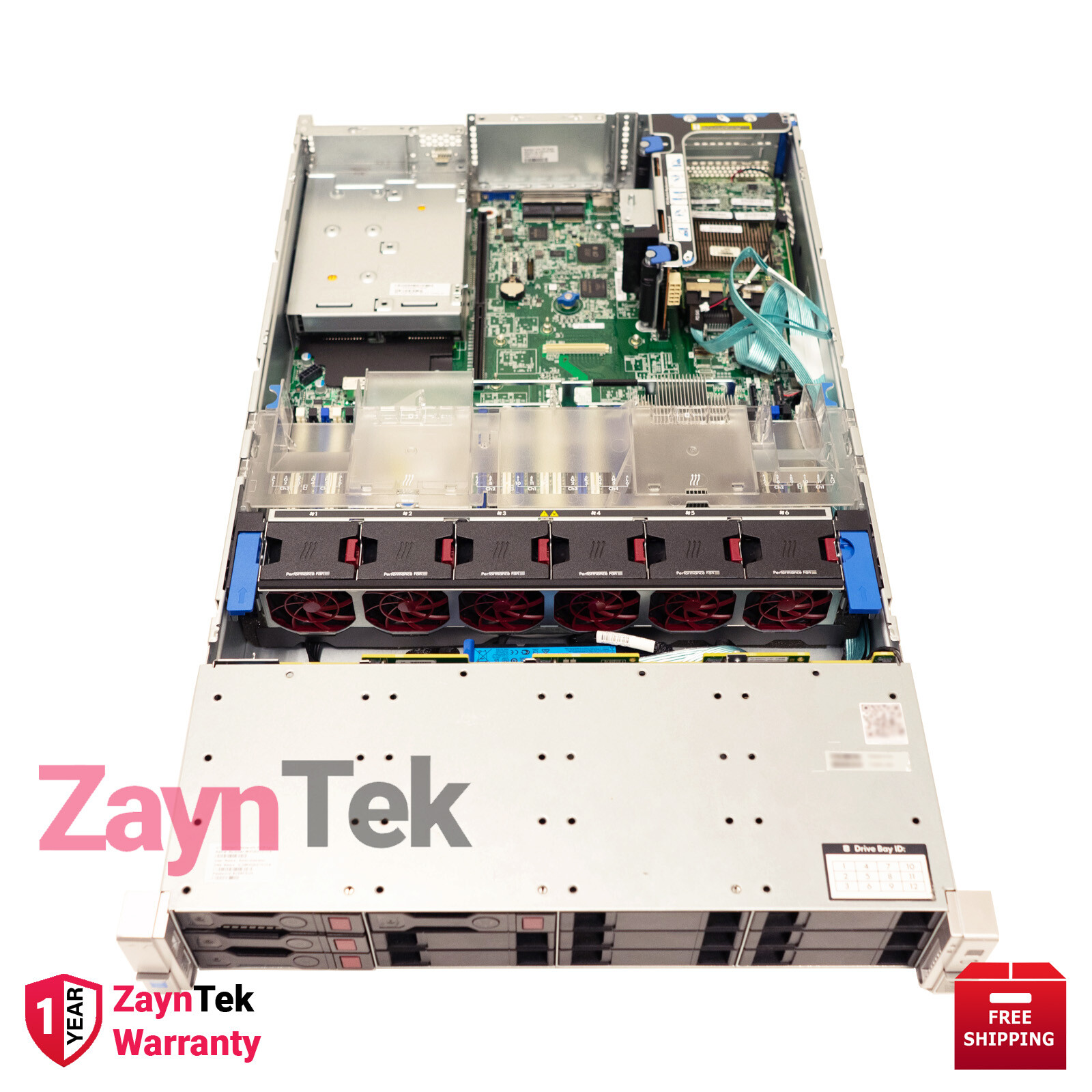 HPE PROLIANT DL380 GEN9 12LFF RACKSERVER 128GBDDR4 2xE52630v3 NEW HPE 12TB HDD