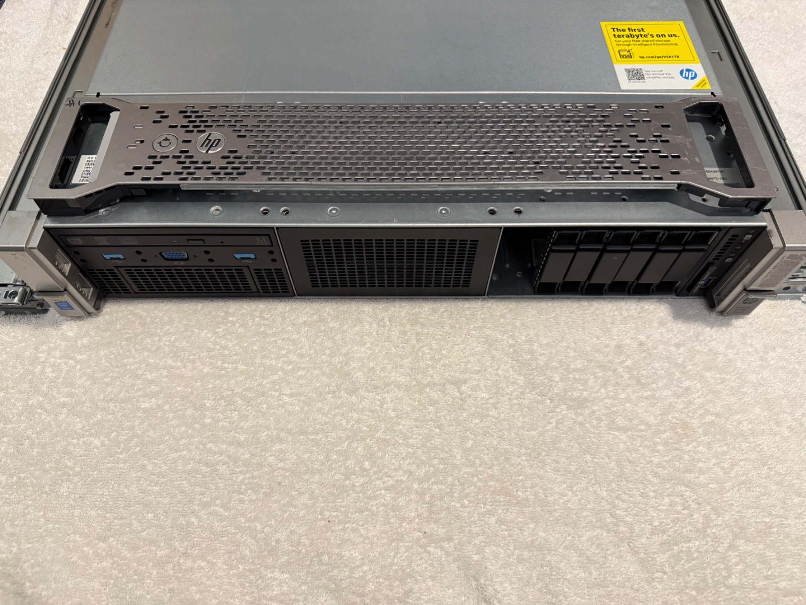 HPE ProLiant DL380 Gen9 2U Server E5-2620v3 6C/12T 16GB RAM P440ar 8SFF Rails