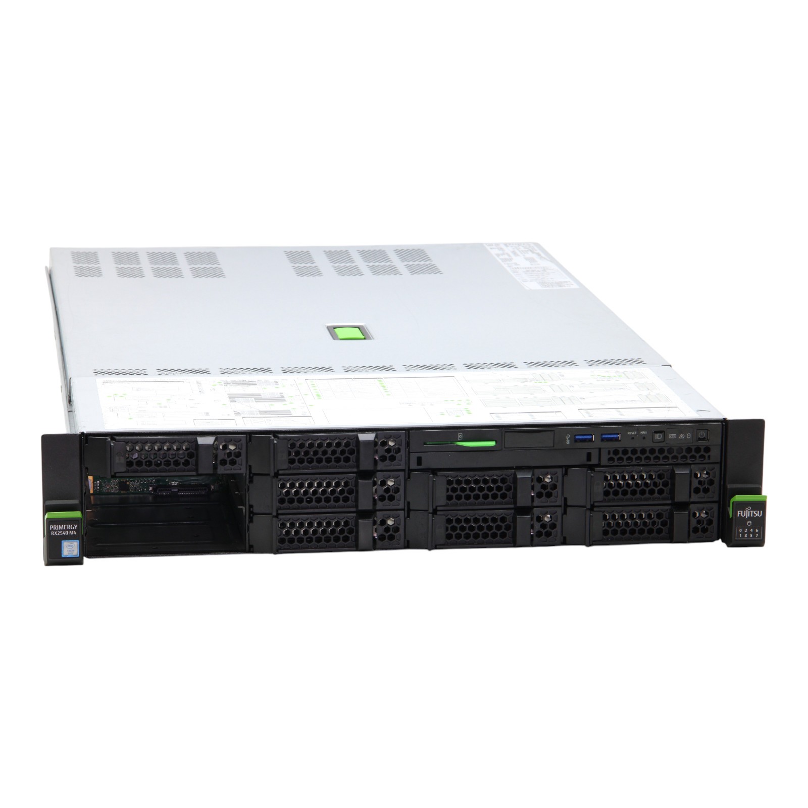 Fujitsu Primergy RX2540 M4 2x Xeon Gold 6146 0GB DDR4 EP420i 10x LFF Rack Server