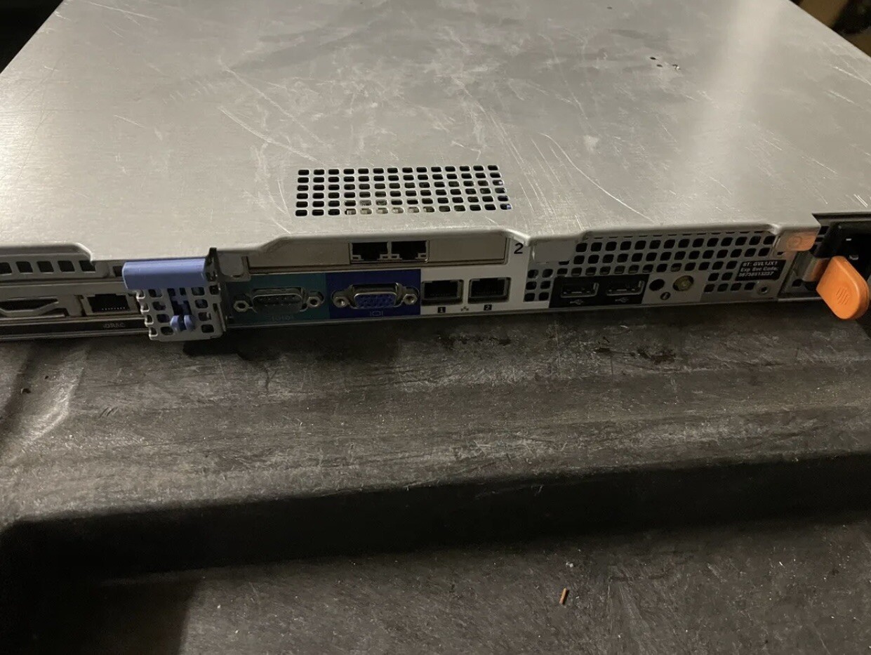 DELL POWEREDGE R320 2x PSU, 8GB Ram, 2x 146 GB SAS HDD, 1X Intel Xeon E5-2430