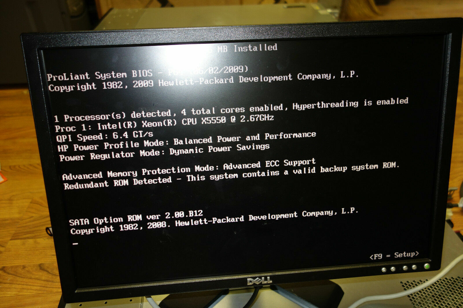 HP ProLiant DL360 G6 2.67 GHz X5550 Server