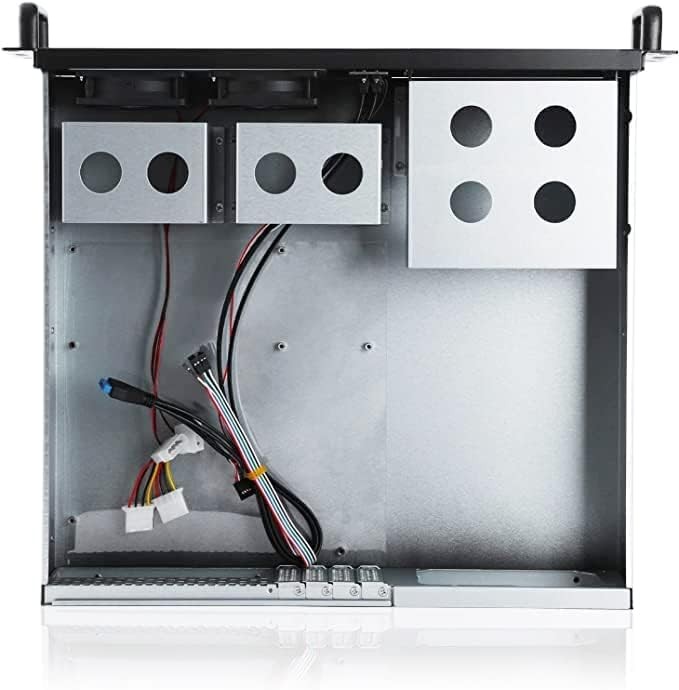 RackChoice 2U Server case Micro ATX Compact Rackmount 2 x 5.25 Chassis Support A