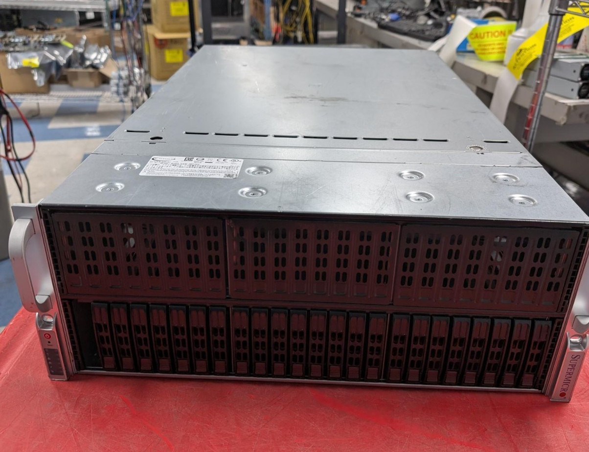 SUPERMICRO SYS-4029GP-TRT, 4 X2000 WATT POWER, 8 X FAN, 2 X H/S, RAILS, 418G-X11